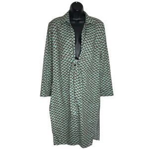 NWT Zara Swim Cover Up Womens XS Beach Long Open Tie Front Boho Lissie Shirt